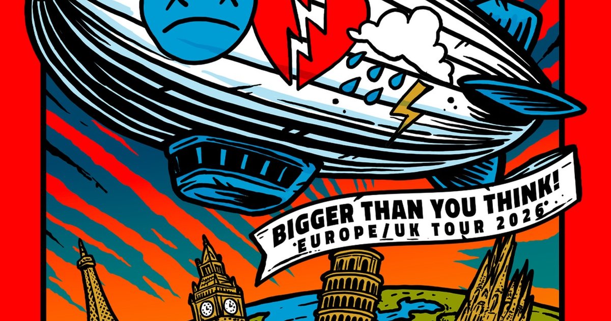 Simple Plan Bigger Than You Think! Europe/UK Tour 2026 poster